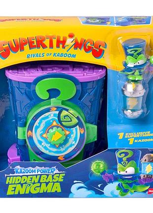 Игровой набор superthings серии kazoom power - скрытая база энигма суперсингс (pstsp112in230)