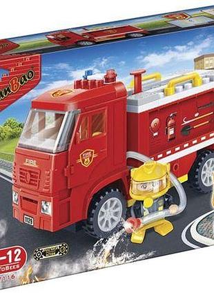 Дитячий пластиковий конструктор "пожежники", 126 деталей