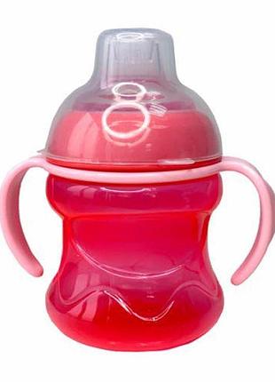 Поильник-непроливайка, рожевий