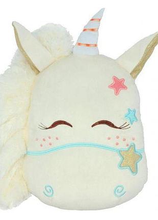 Подушка декоративна дитяча, м'яка іграшка "єдиноріг лілу"