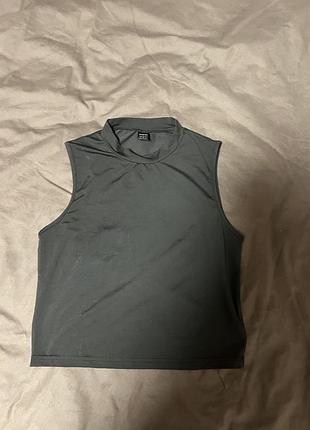 Базова чорна майка, жіноча сатинова майка топ