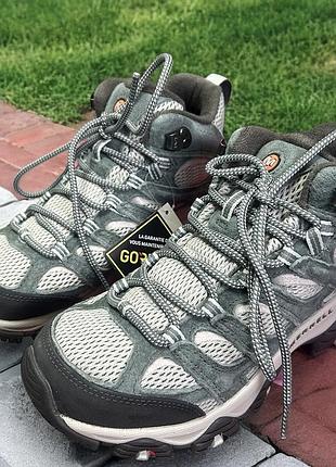 Шкіряні кросівки merrell ,трекінгові кросівки