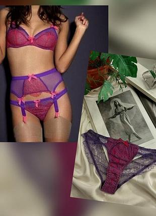 Шелковые кружевные трусики agent provocateur