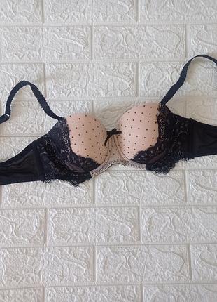 Бюстгальтер балконет с кружевом р.80/с