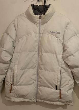 Пуховик calvin klein (оригинал) двухсторонний