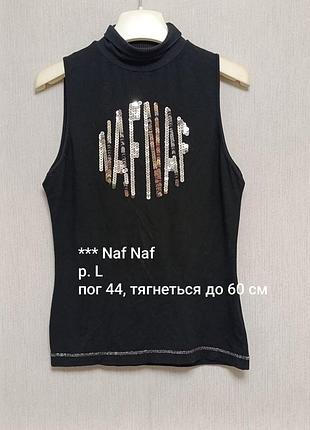 Фирменный топ водолаза без рукавов р. 44-50 пог 44-тянется до 60 см
