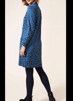 Теплое платье миди