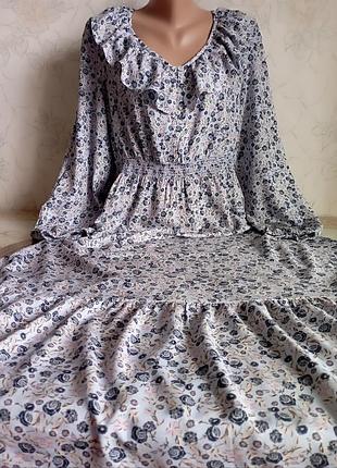 Платье, платье миди с цветочным принтом tu