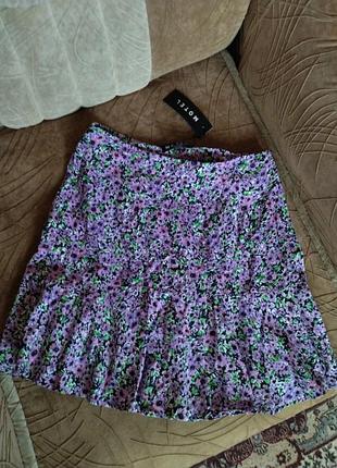 Юбка в цветочный принт