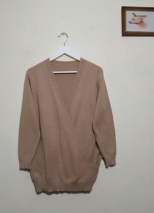 Свитер, джемпер на запах, размер l.