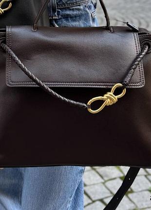 Сумка боттега кожа