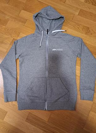 Malfini premium женская спортивная толстовка с капюшоном, серая, размер m 185/104y