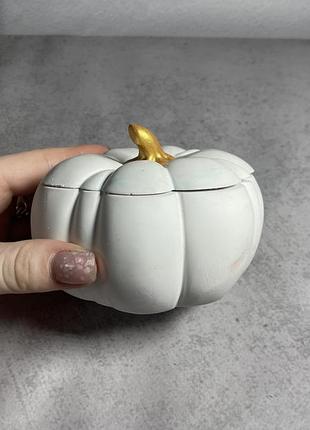 Кашпо для свічок, прикрас - гарбузик