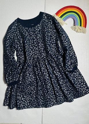 Сукня плаття платье лео принт енімал тепла сукня