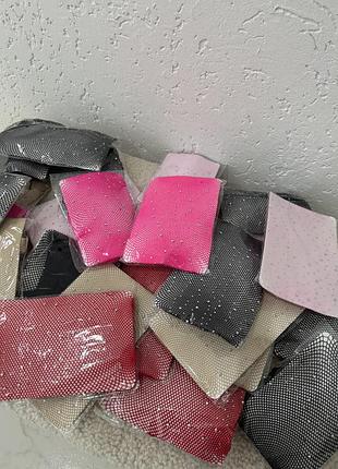 Різнокольорові колготи сіточка 100-156р