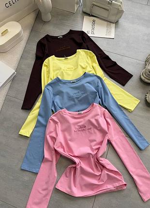 Женские лонгсливы