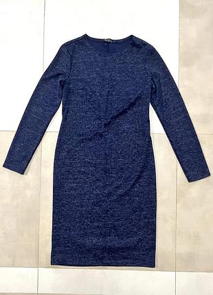 Сукня тепленька, подовжена, пряма, розмір 38