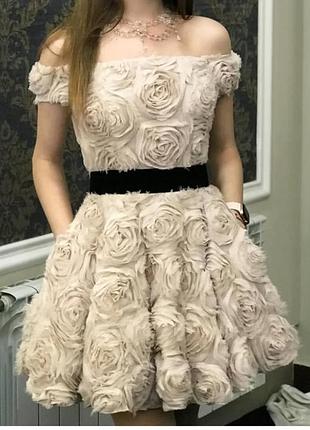 Сукня коротка з кишенями