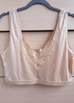42-46р. шёлковый топ бюст patra