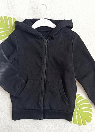 Худи на молнии с капюшоном, для мальчика, 5-6 лет