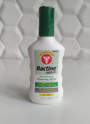 Антисептичний знеболювальний спрей з ледокаїном bactine plus антисептик з ефектом анестезії bactine spray розпродаж акція