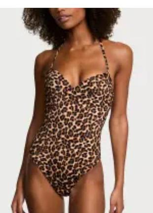 Купальник сдельный в леопардовый принт peacocks p.14