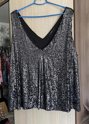 Топ з паєтками george