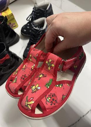 Тапочки у садок перезувне взуття капці на липучці