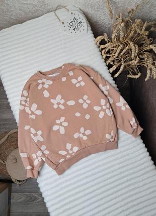 Стильный оверсайз-свитшот от zara 6 лет (116), будет 5-6