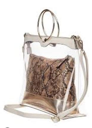 Прозора сумка сумочка
