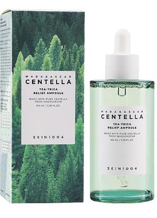 Сироватка антиакне з центелою та чайним деревом skin1004 madagascar centella tea-trica relief ampoule 100 ml