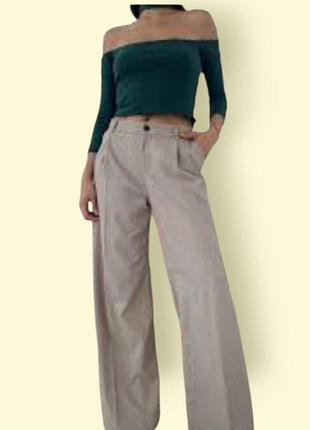 Новые брюки палаццо с защипами