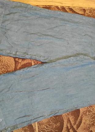 Женские брюки с имитацией джинсов