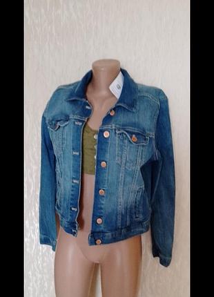 Фирменная женская джинсовая 14 размера