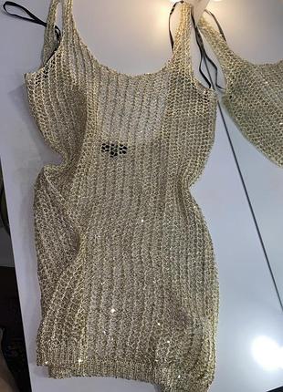 Дуже гарна сукня «кольчуга» на пляж, м
