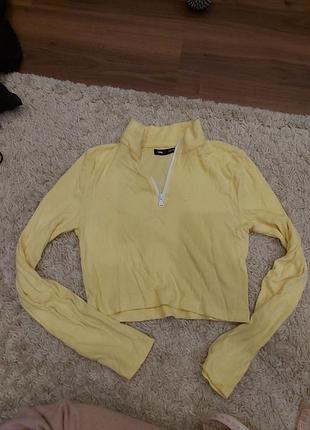 Кроп топ лонгслив для спорта, танцев