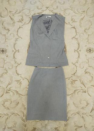 Жилетка+юбка (natali bolgar)