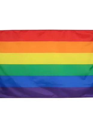 Лгбт флаг 150*90 см, радужный флаг resteq, флаг Лгбт сообщества, freedom flag, lgbt flag, pride flag (va-lgbt flag)