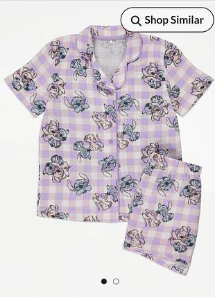 Муслиновая пижама костюм для дома со стежкой george