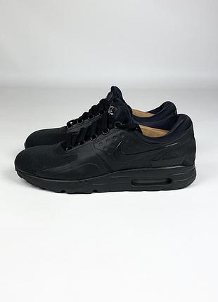 Кросівки nike air max zero essential triple black men’s 876070-006 оригінал чорні чоловічі розмір 45 / 29 см