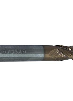 Твердосплавна кінцева фреза uex f4-d10.0×25×d10×75l (японія)