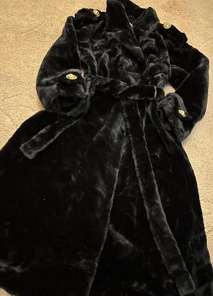 Шуба халат люкс бренд кутюр