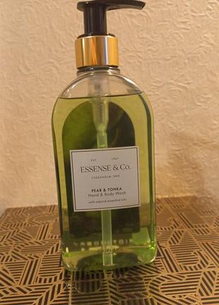 Жидкое мыло для рук и тела с грушей и бобами тонкая essense &amp; Co.