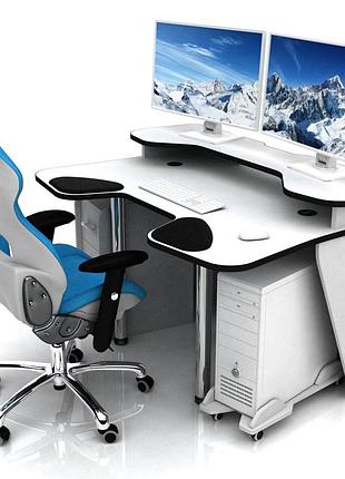 Геймерський стіл хgamerpro14 sport soft білий