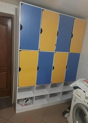 Шкаф для одежды 8-секционный с полками для обуви cnc mebli corporation ds-1142