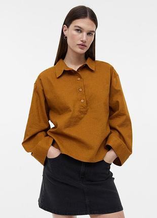 Рубашка льняна жіноча