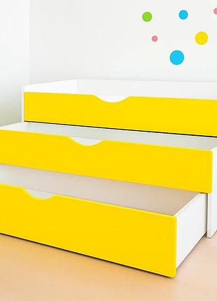 🛏 трёхъярусная кровать для дошкольных учреждений ds-27