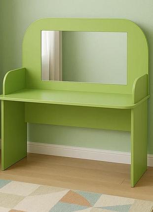 🪞✨ детский логопедический стол с зеркалом ds-93 "лайм"