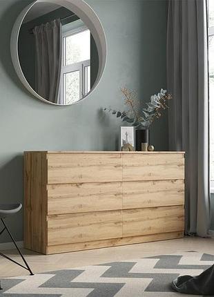 Комод к-10 дуб тахо