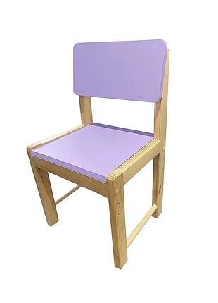 Стілець дитячий дерев'яний регульований у дитячий садок сосна